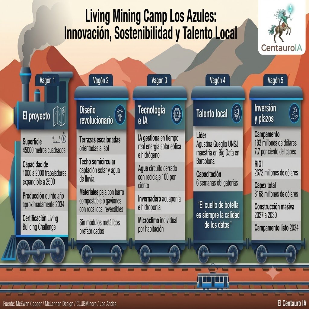 los azules campamento
